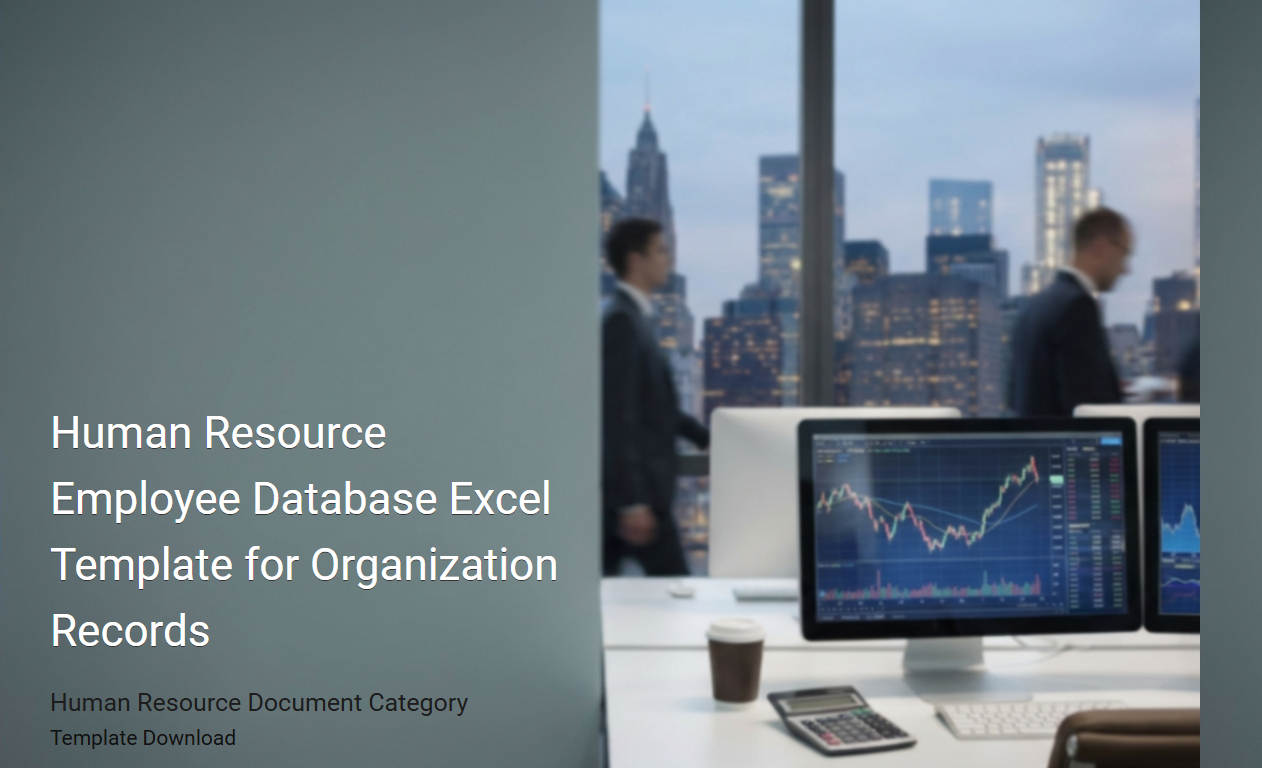 Comprehensive Human Resource Employee Database Excel Template for Streamlined Organizational Records Management