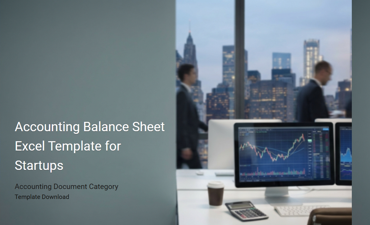 Comprehensive Accounting Balance Sheet Excel Template for Startup Financial Management