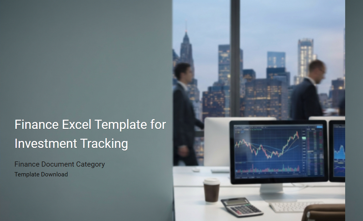 Comprehensive Finance Excel Template for Investment Portfolio Tracking