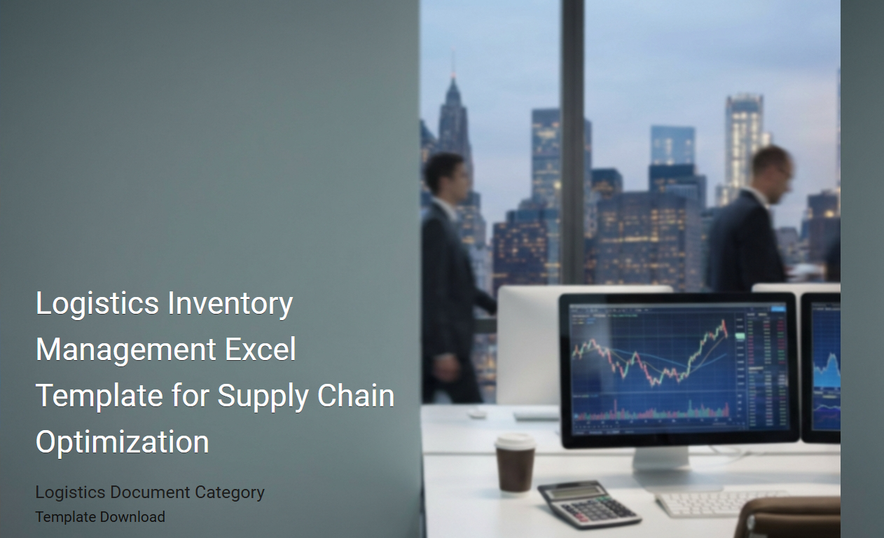 Logistics Inventory Management Excel Template for Streamlined Supply Chain Optimization