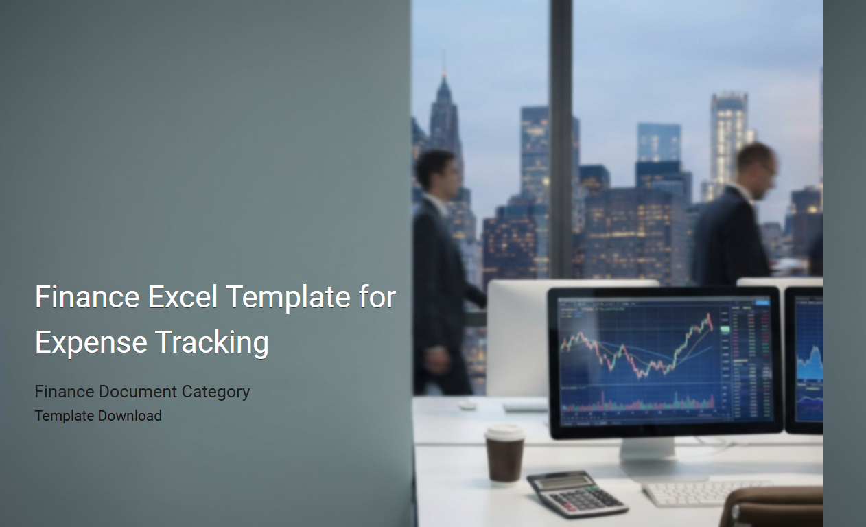 Comprehensive Finance Excel Template for Accurate Expense Tracking