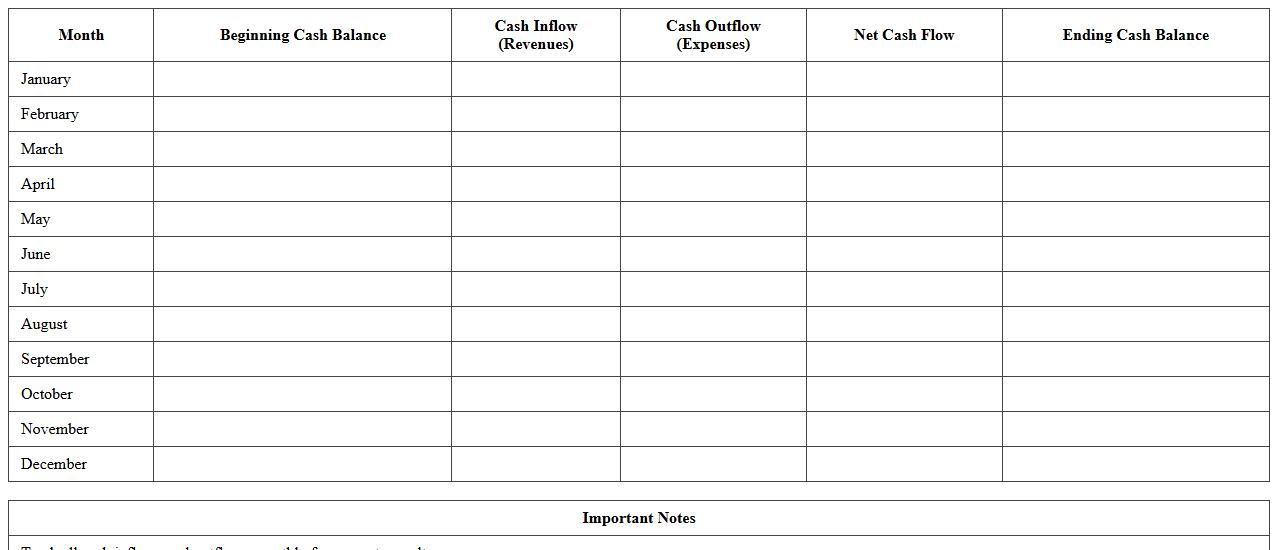 Small Farm Cash Flow Analysis Excel Tool