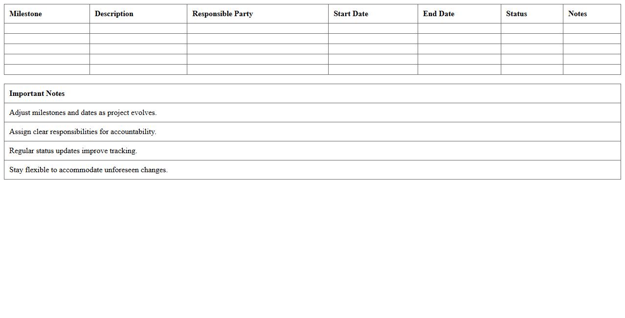 Conference Project Milestone Timeline Spreadsheet