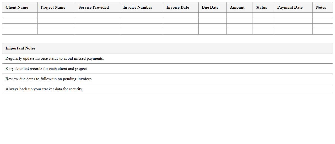 Client Billing & Invoicing Tracker for Marketing Agencies