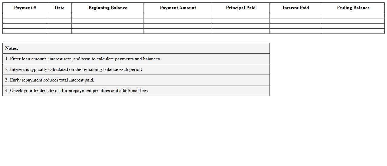 Home Equity Loan Amortization Excel Format
