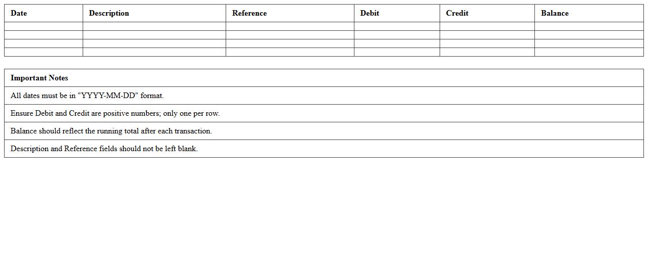 Bank Statement Data Import Format Excel