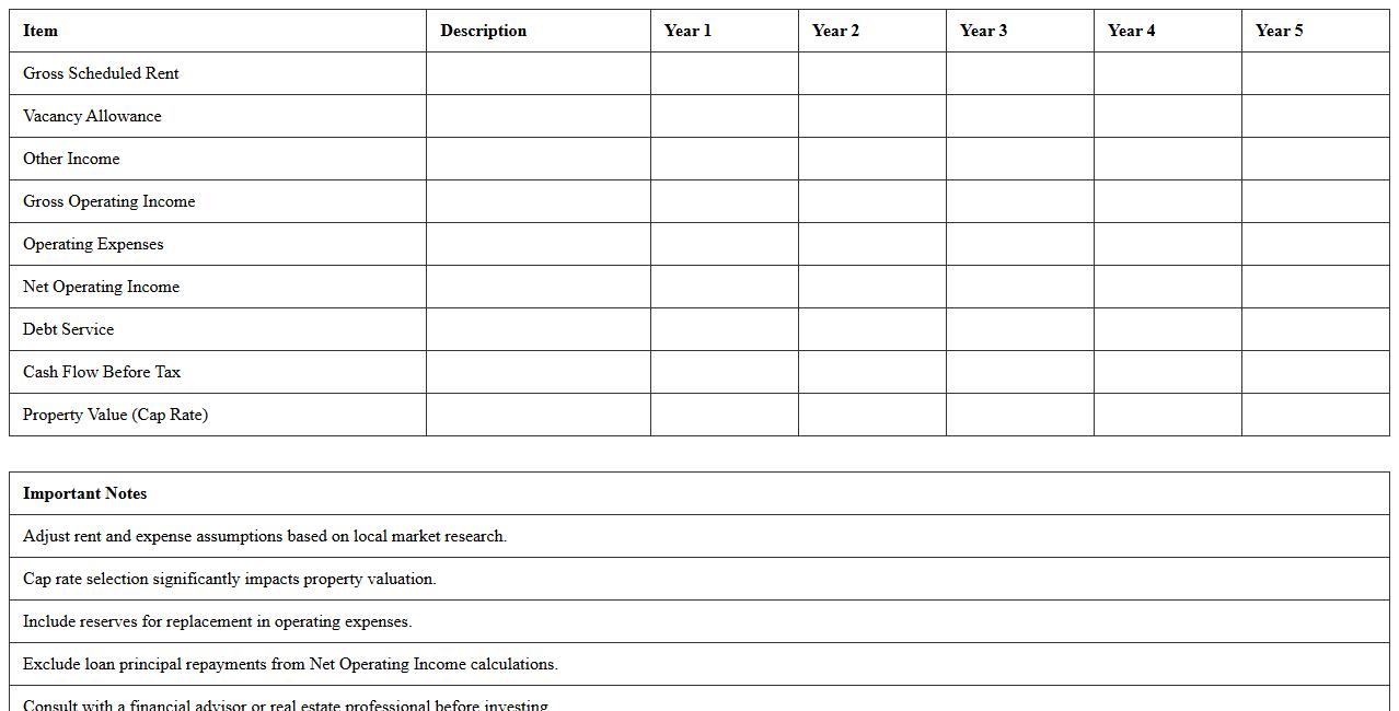 Multi-Family Real Estate Valuation Excel Sheet