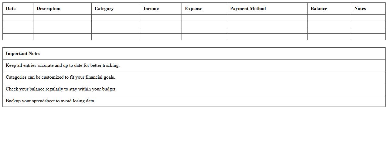 Personal Finance Tracker Excel Spreadsheet