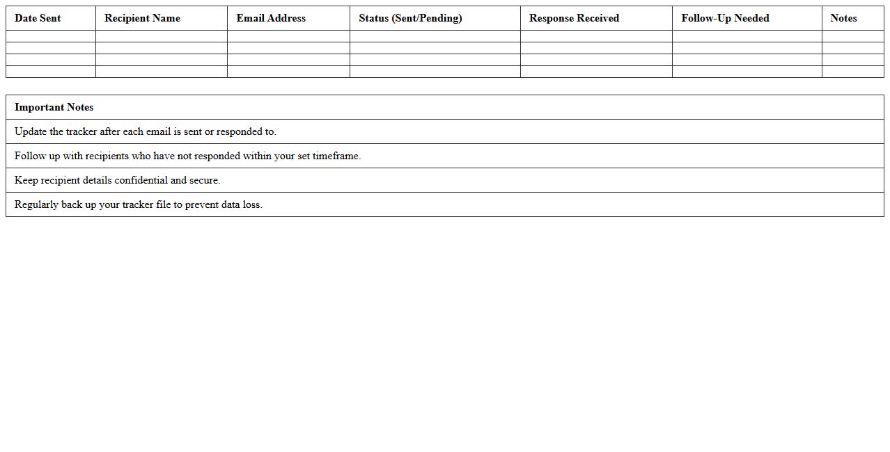Welcome Email Tracker Template