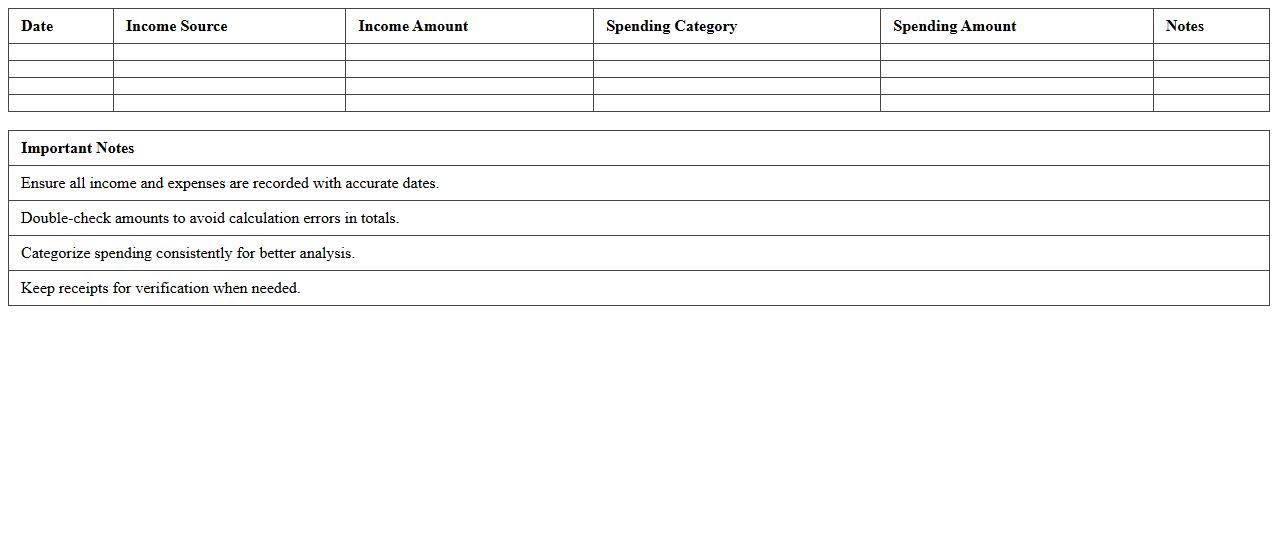 Household Income and Spending Report