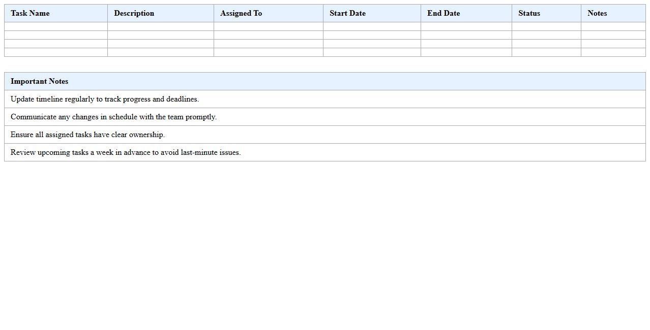 Charity Fundraiser Event Timeline Tracker